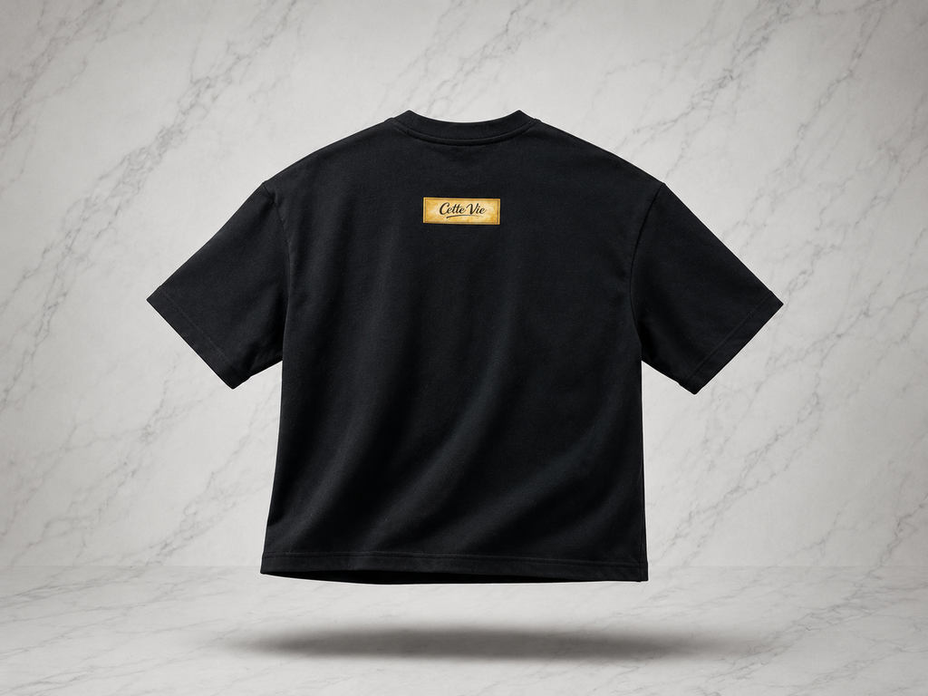 La Vie Noire Black Tee