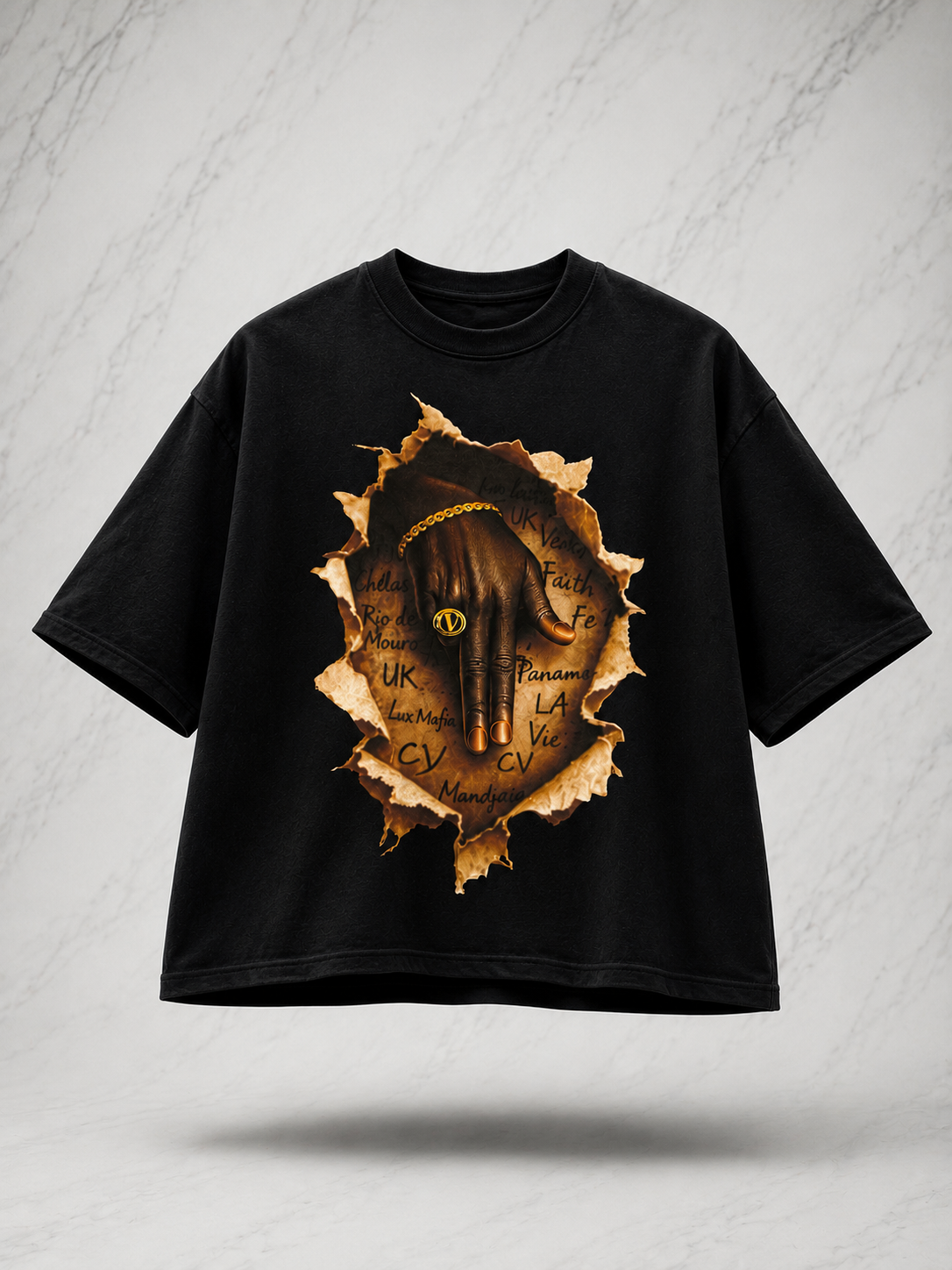 La Vie Noire Black Tee